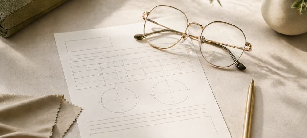 Jak czytać receptę na okulary? Przykład krok po kroku – od SPH i CYL po AXIS i rozstaw źrenic