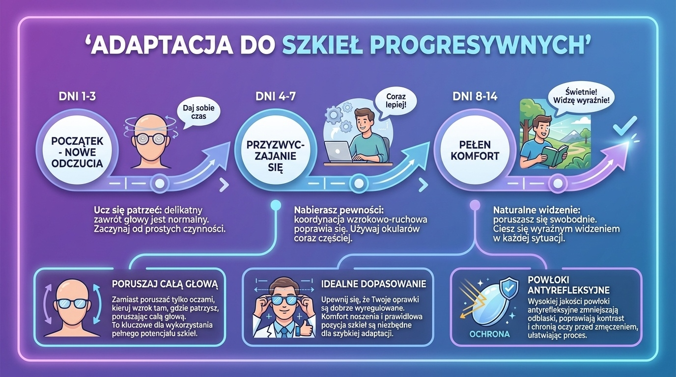proces adaptacji do okularów